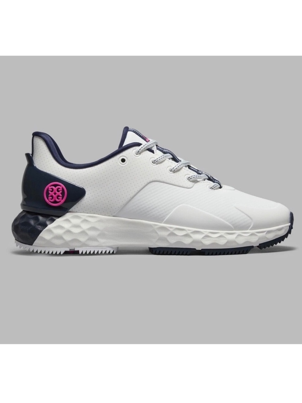 G/fore MG4+ Perforated Spikeless Golf Shoes Sneakers Snow Twilight Womens Golf - Picture 2 of 9